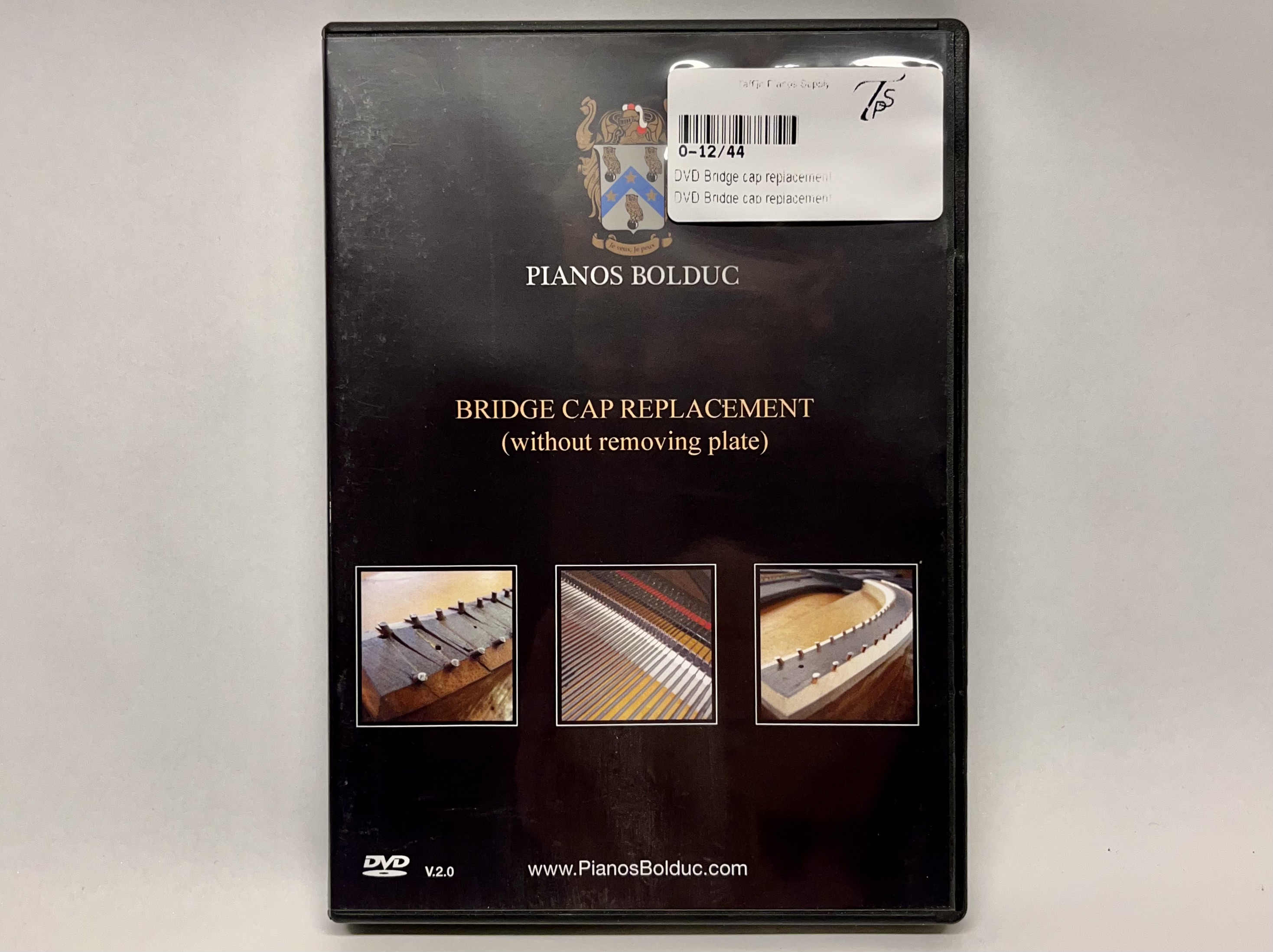 Taffijn Bolduc DVD Voor gekroonde vleugel klankkast installatie