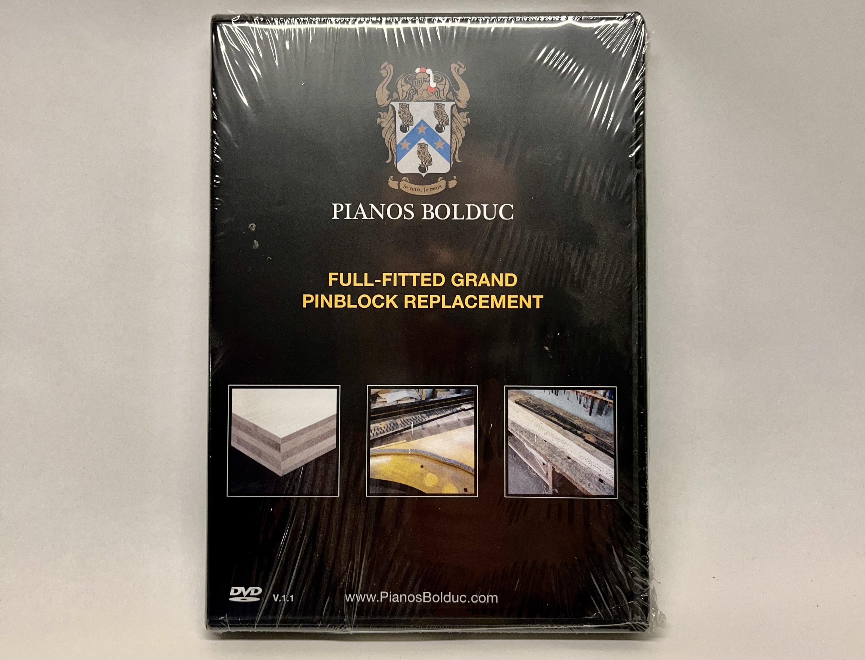 Taffijn Bolduc DVD installatie nieuw vleugel stembalk