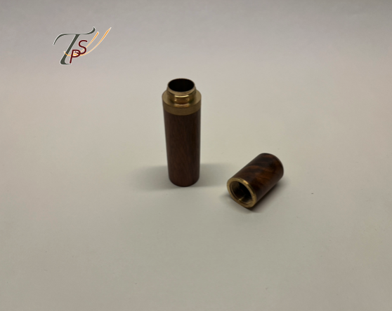 Taffijn houten cilinder Intoneernaald box Taffijn houten cilinder Intoneernaald box