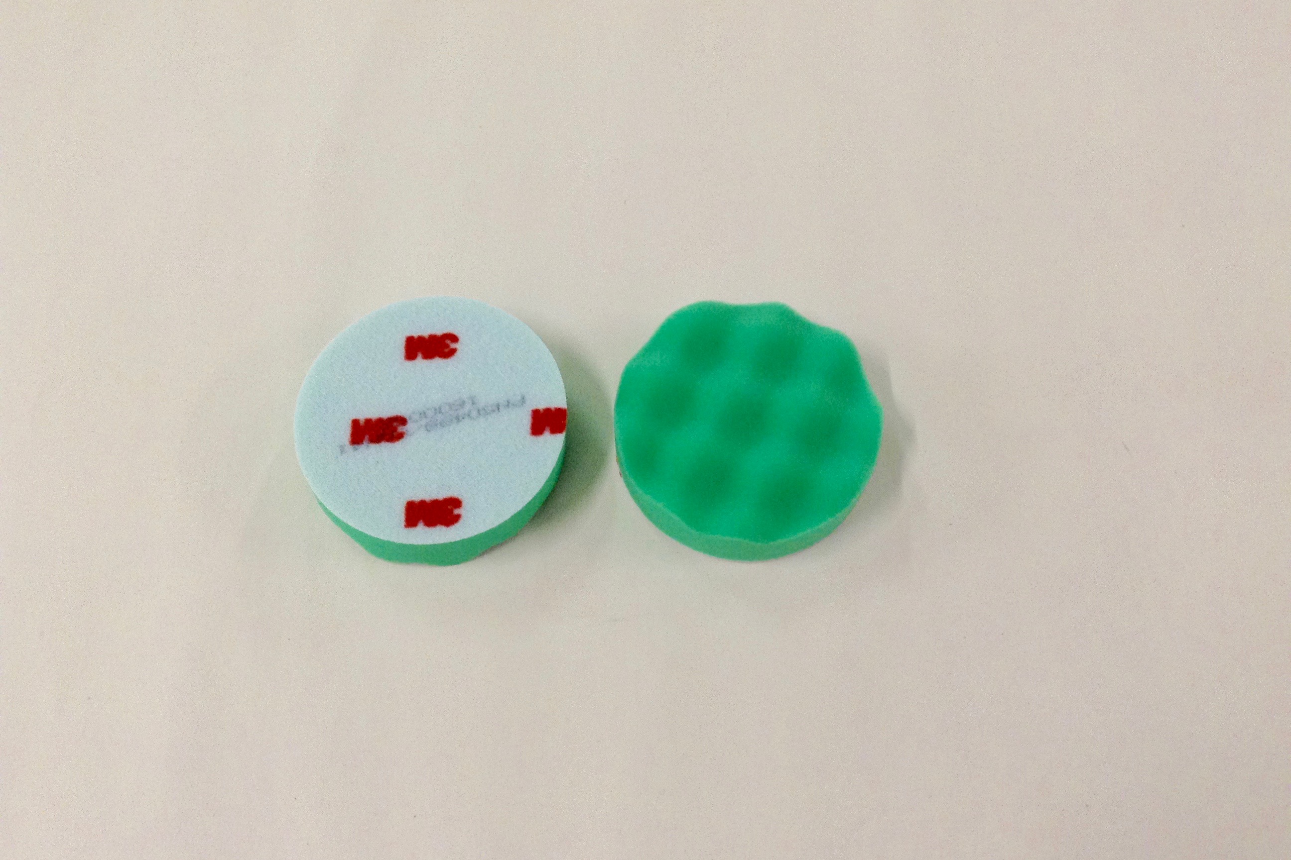 Taffijn Compounting Pad groen 3M 75mm (2) Taffijn Compounting Pad groen 3M 75mm (2)
