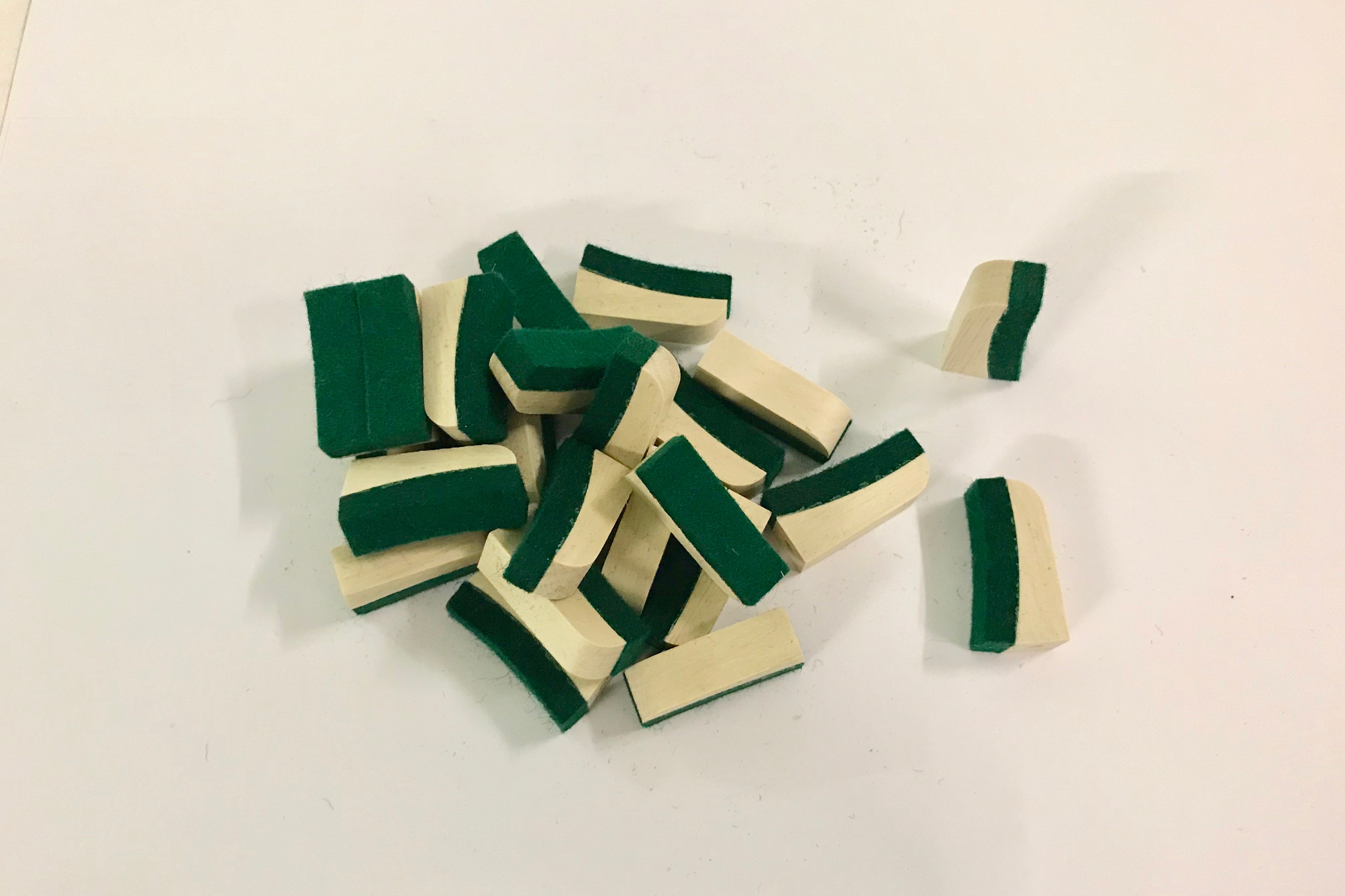 Taffijn vanger met vilt gebogen