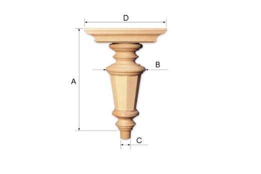 Taffijn Bechstein ronde poot + blok