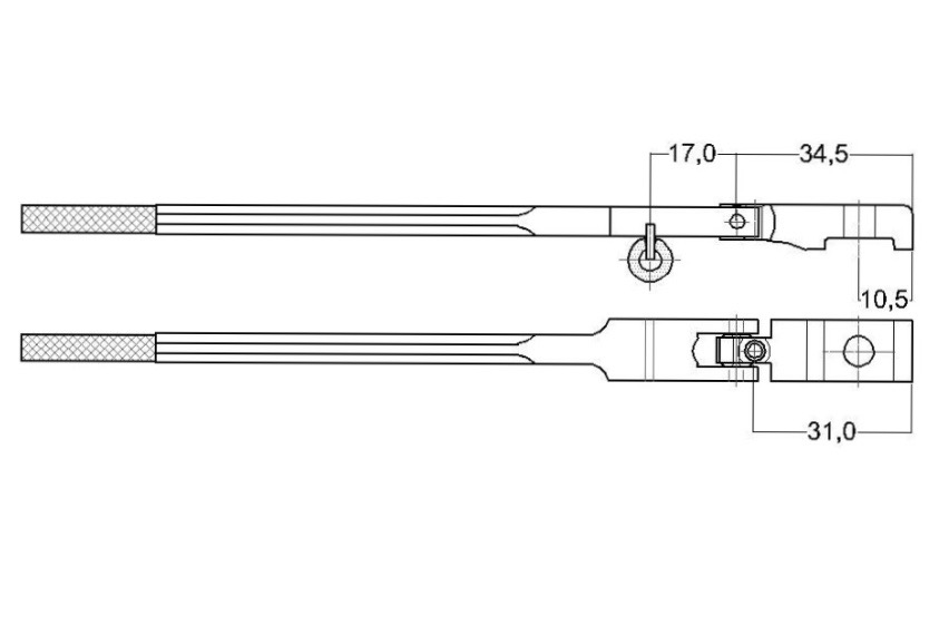 Taffijn Hamerstelen VL Mason & Hamlin 10mm rollers beuk
