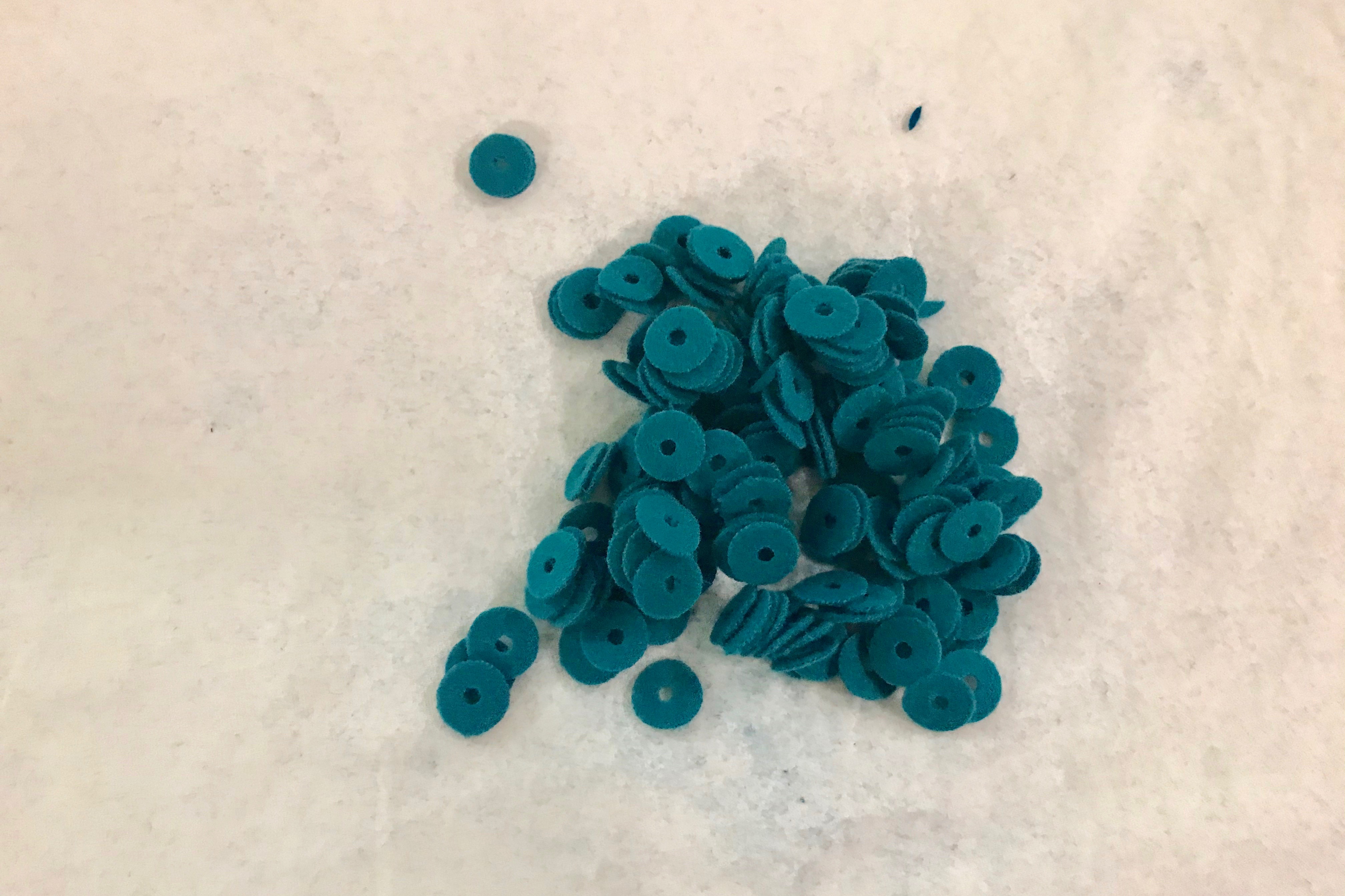 Taffijn Viltrondels voor snaarhaken vilt bechstein blauw
